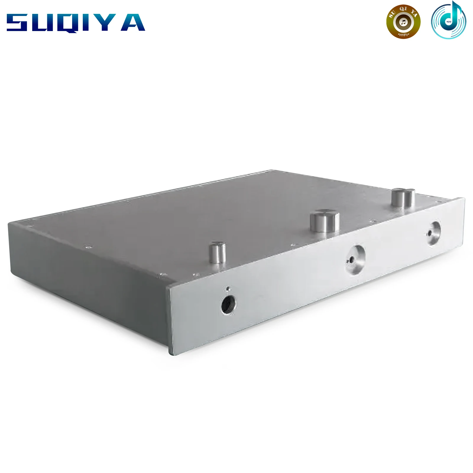 

435*60*310mm pre-amplifier Full aluminum Silver Power amplifier chassis /Tube amplifier Chassis/ AMP case Enclosure /DIY BOX