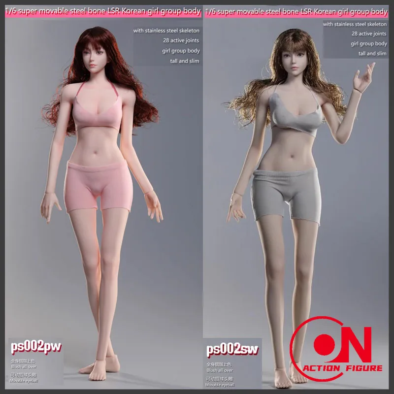 

Puzzletoys ps001/ps002 1/6 Female Super Movable Steel Skeleton LSR Korean Girl Group 12'' Soldier Action Figure Dolls