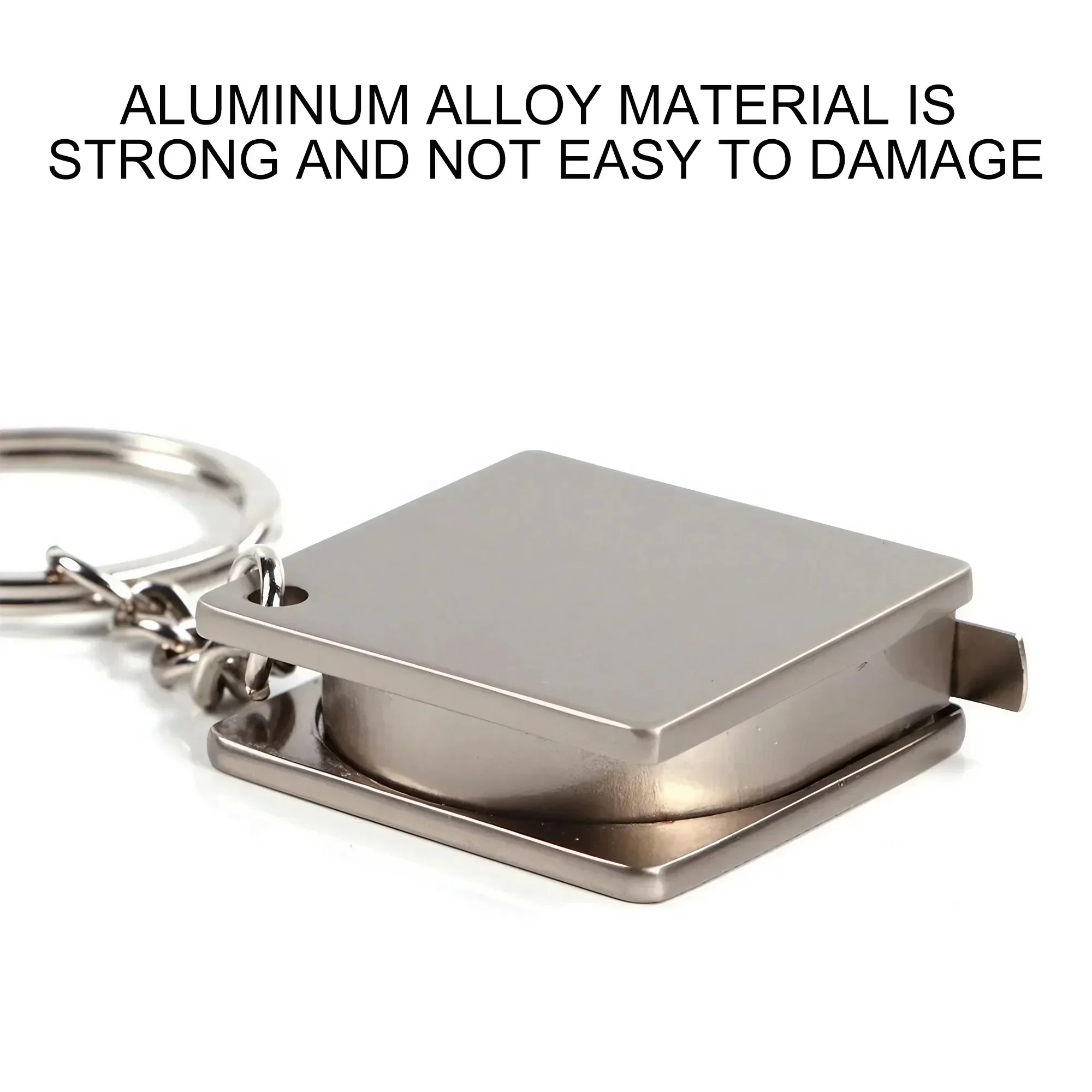 Durable Stainless Steel Keychain Fashionable Key Ring Multiple Styles Rust-Proof Practical Accessory for Keys