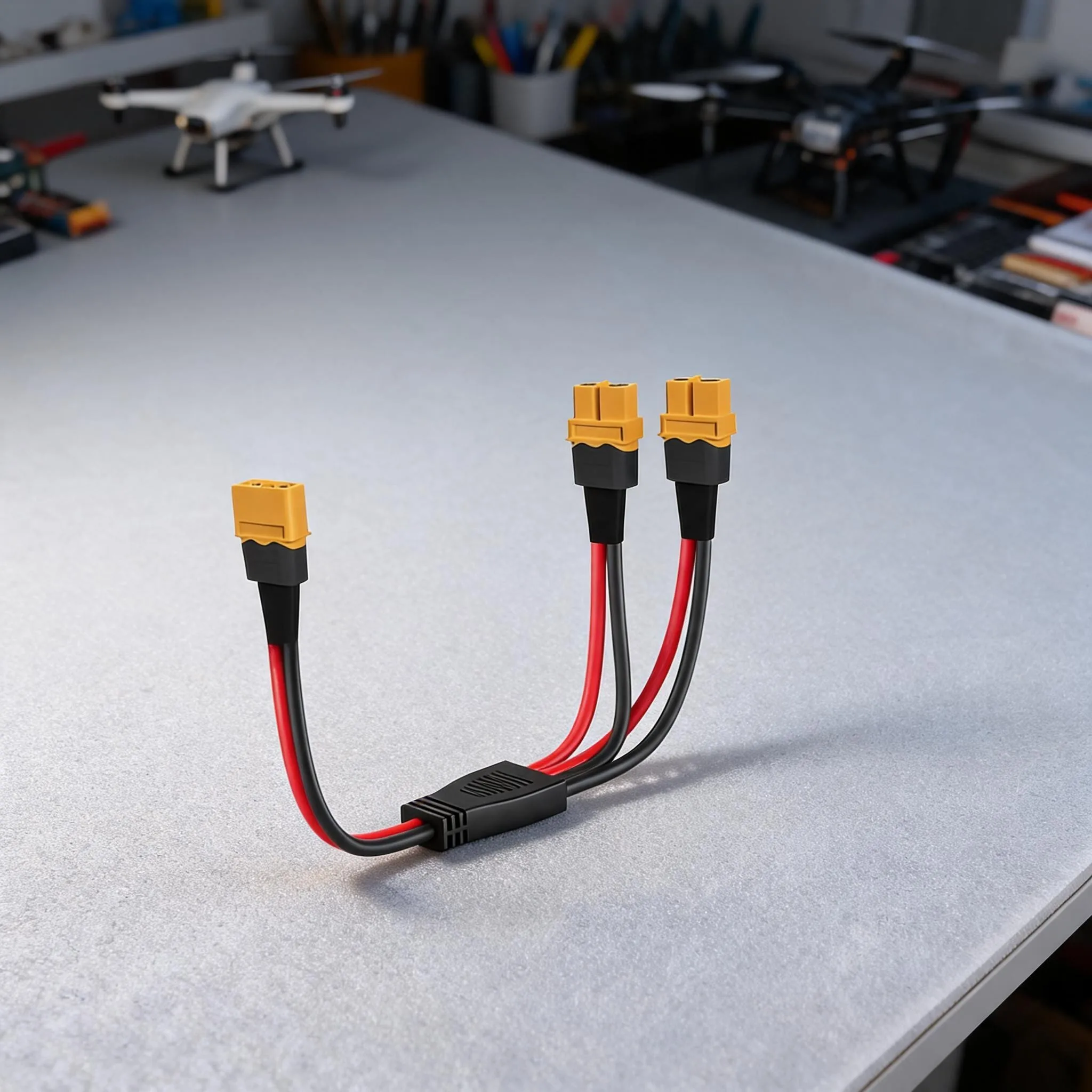 XT60H 10AWG Parallel Adapter Cable For Model Airplane Electric Control Machine Power Splitter Wire Connector Accessories