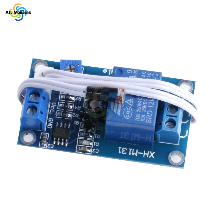 XH-M131 DC 5V 12V 24V 10A Light Control Switch Photoresistor Relay Module Detection Sensor brightness Automatic Control Module