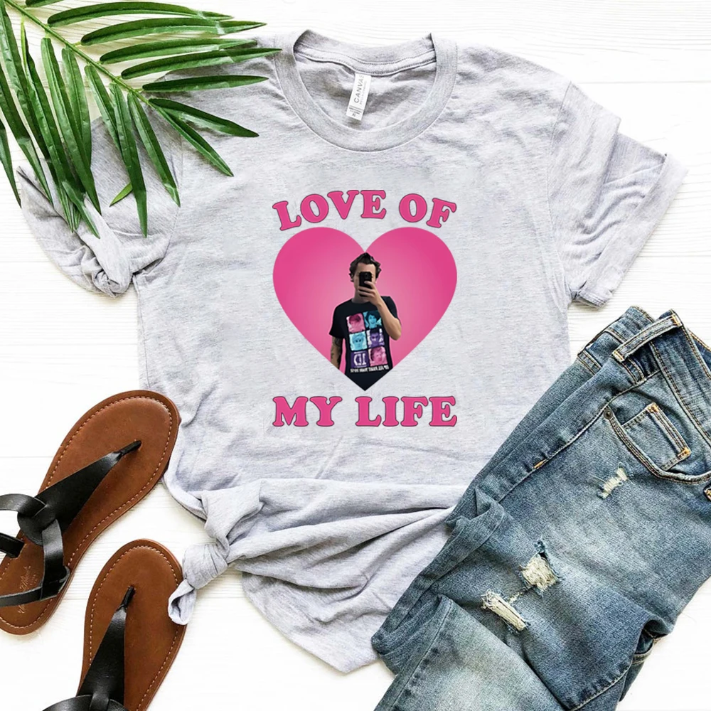 Love of My Life HS Graphic Tee TPWK Pleasing T-shirt Love on Tour Shirt HS Selfie Y2k 90s Harajuku Tshirt Cute As It Was Tshirt