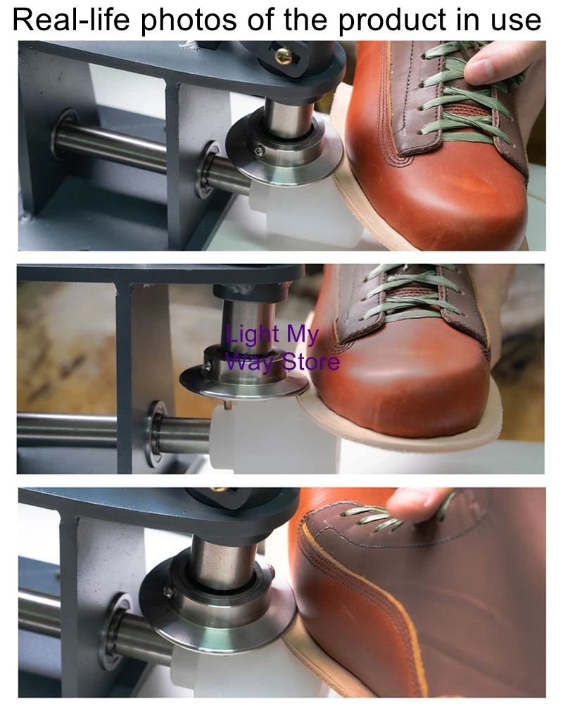 

Bottom flattening machine, shoe repair material, shoe making tool, shoe making machine, handmade shoe material