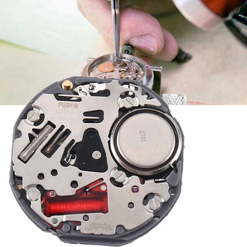 1 Piece For Time Module VH63A Movement Quartz Movement Multi-Functional 369 Small Needle Watch Movement Parts Accessories