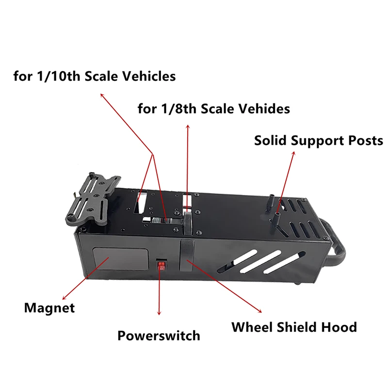 8IGHT Starter Box Multifunction RC Car Starter Box for 1/8 1/10 Off Road Car HSP HPI Oil Power Nitro Truck Buggy Upgrade Parts
