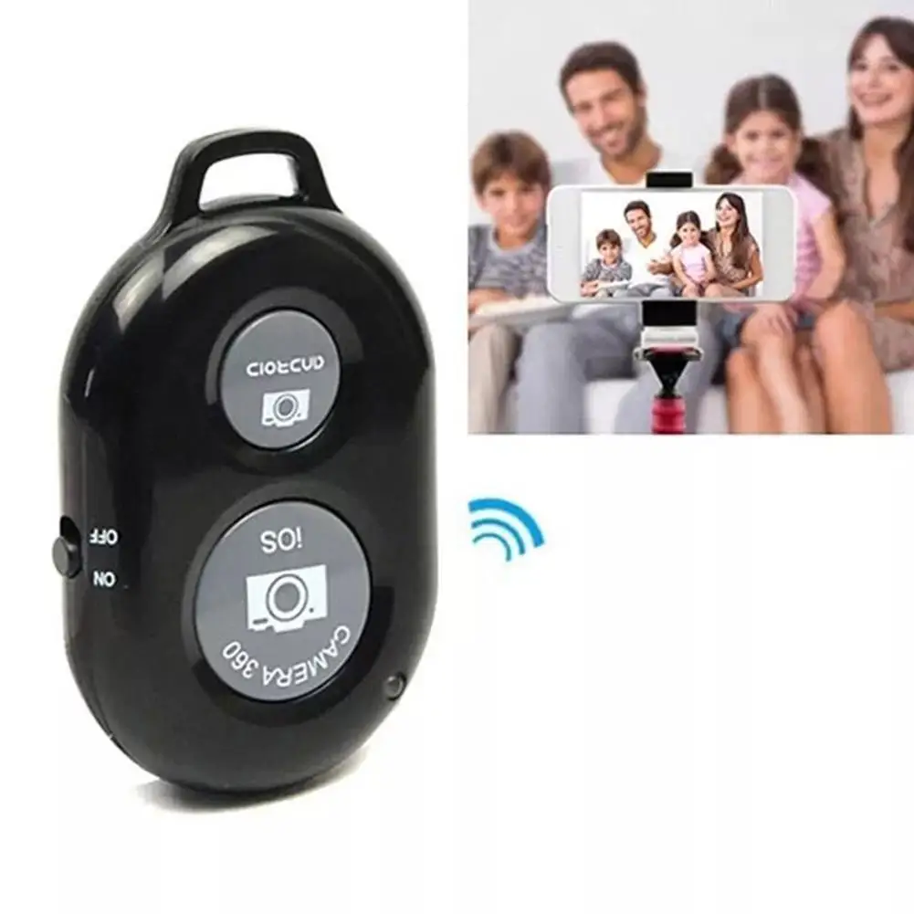 Mini Camera Bluetooth-compatible Remote Controller Photo Shutter Release Button Phone Selfie For IOS/Android Smartphones N EWW