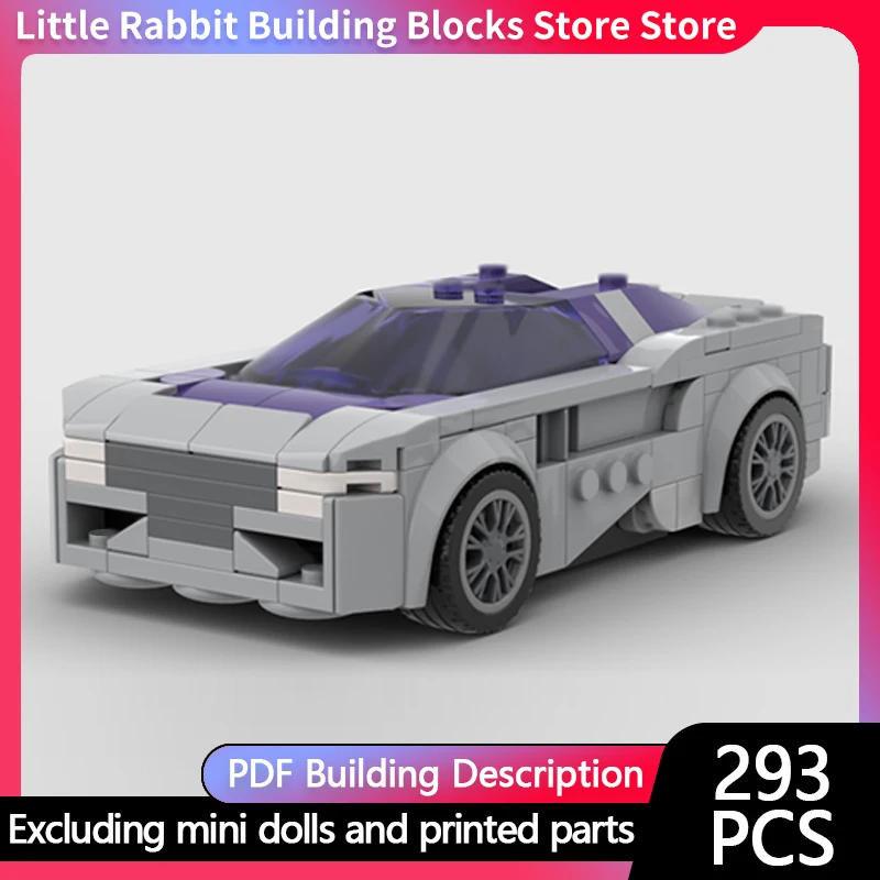 Popular Movie Model MOC Building Bricks Movie Classic Racing Car Modular Technology Children Holiday Gifts Assemble Toys Suit