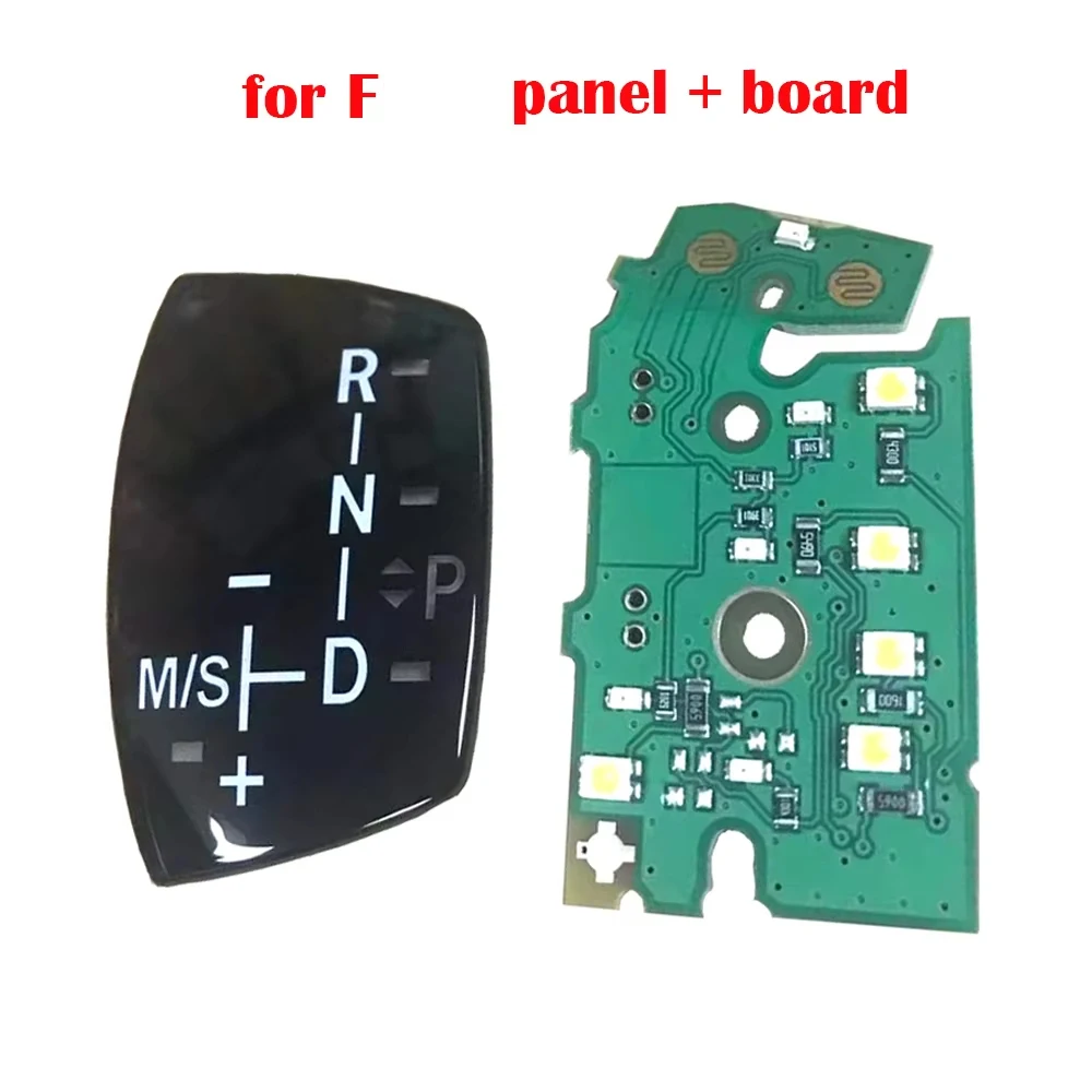 For BMW F 3 5 Series Gearbox Shift Display Panel Handball LED Light Board Gear Lever Luminous Gear Plate