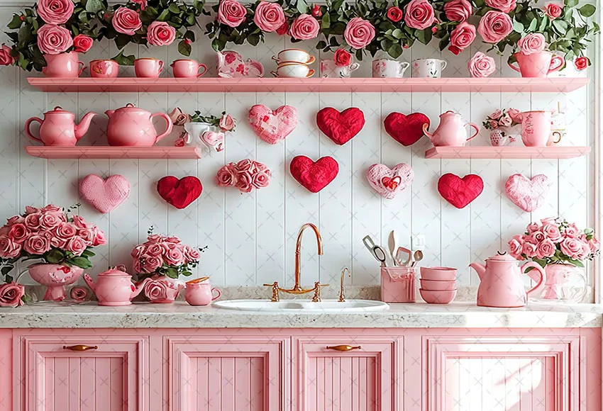 Mehofons Studio foto latar belakang fotografi, bunga mawar dapur pesta ulang tahun anak dekorasi potret latar belakang