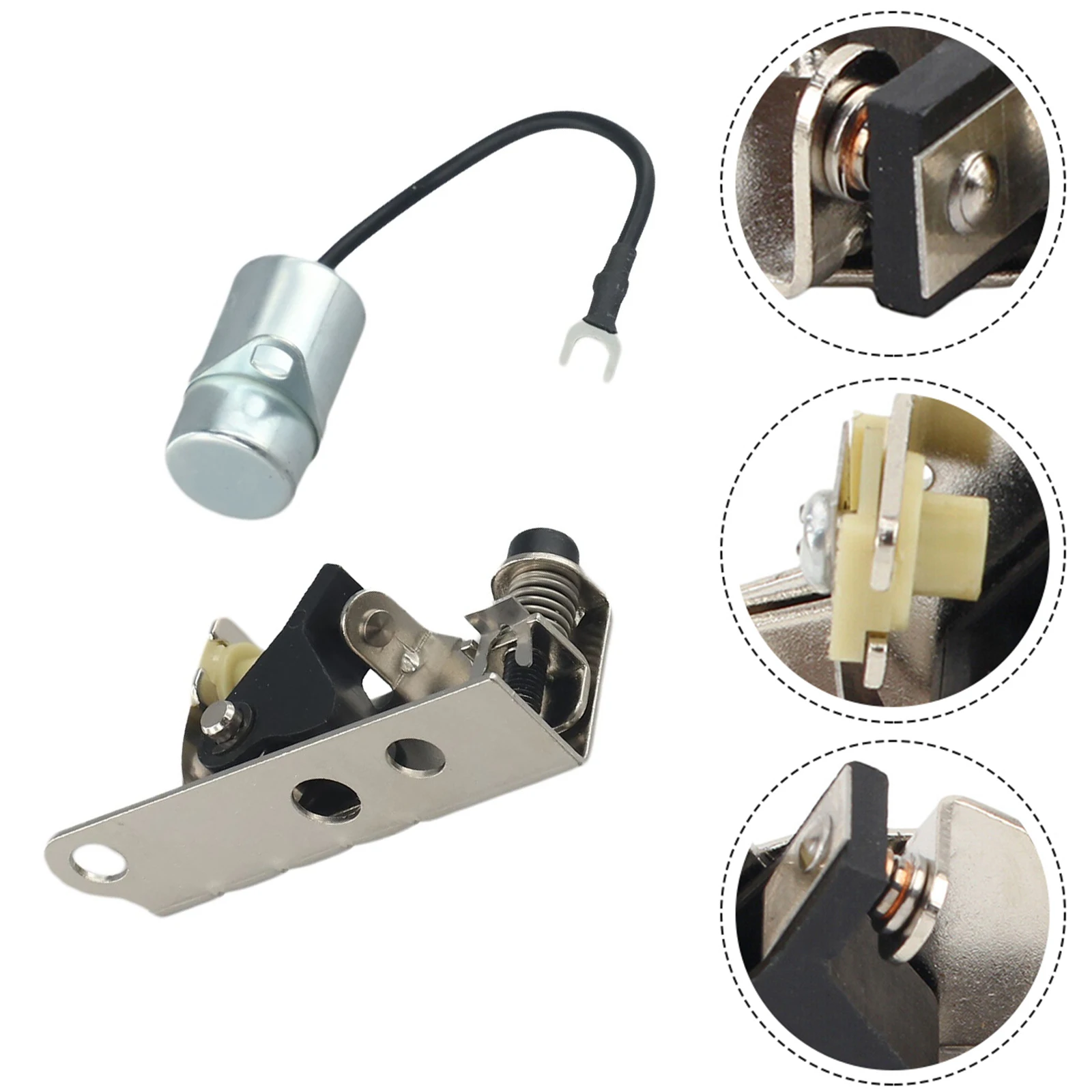

Replacement Breaker Points And Condenser For Onan B43 B48 B43E B48G 16hp 18hp Lawn Mower Parts Garden Power Tool Accessories