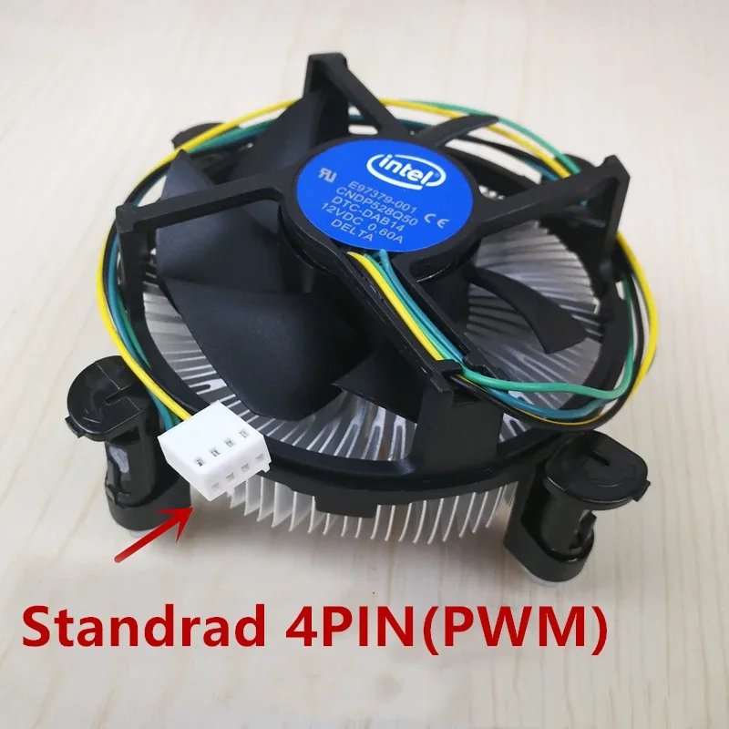 Original  CPU Fan For  1150 1151 1155 1156 CPU 9225 92*92*25MM Comptuter CPU CASE Cooling Fan  With 4PIN PWM