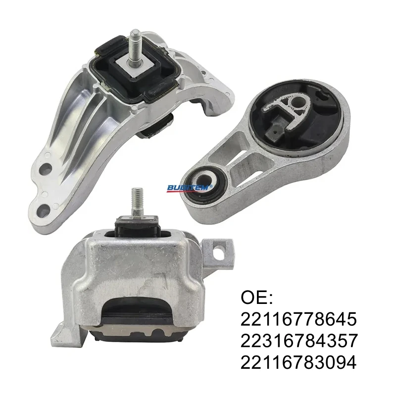 3PCS OE 22116778645 22316784357 22116783094 Engine Motor Transmission Mount Fits For 2007-2016 Mini Cooper R55 R60 R58 R56 R57