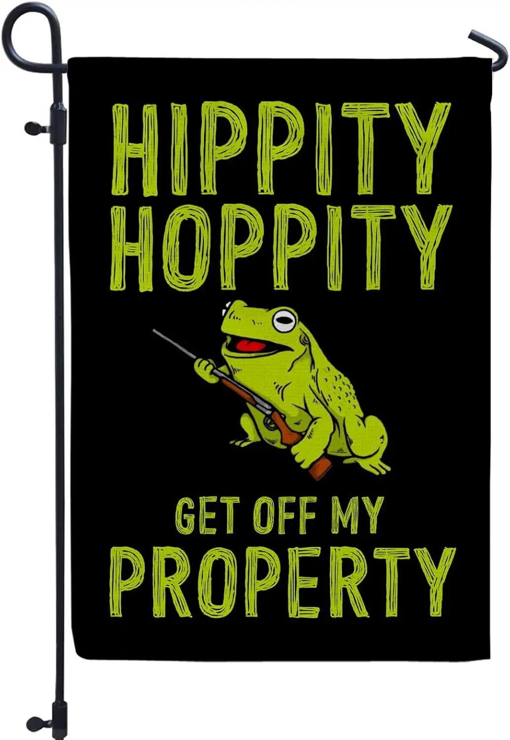 Hippity Hoppity Get off My Property Flags for Yard and Garden Christmas Funny Burlap, Garden Flag Thanksgiving Funny Fall Yard F