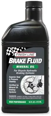 

Finish Line Mineral Oil Brake Fluid – 16oz for Smooth Disc Brake Performance