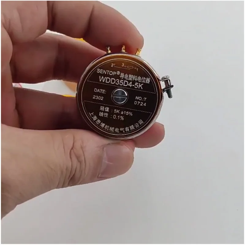 

SENTOP 1K 2K 5K 10K Original WDD35D4 Precision Conductive Plastic Potentiometer Linear accuracy 0.1%