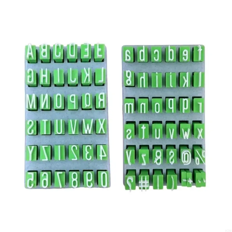 

97BE Durable Clay Embossing Tool Set Letters Stamps For Sculpting Pottery Supplies And Mixed Media Art Designs