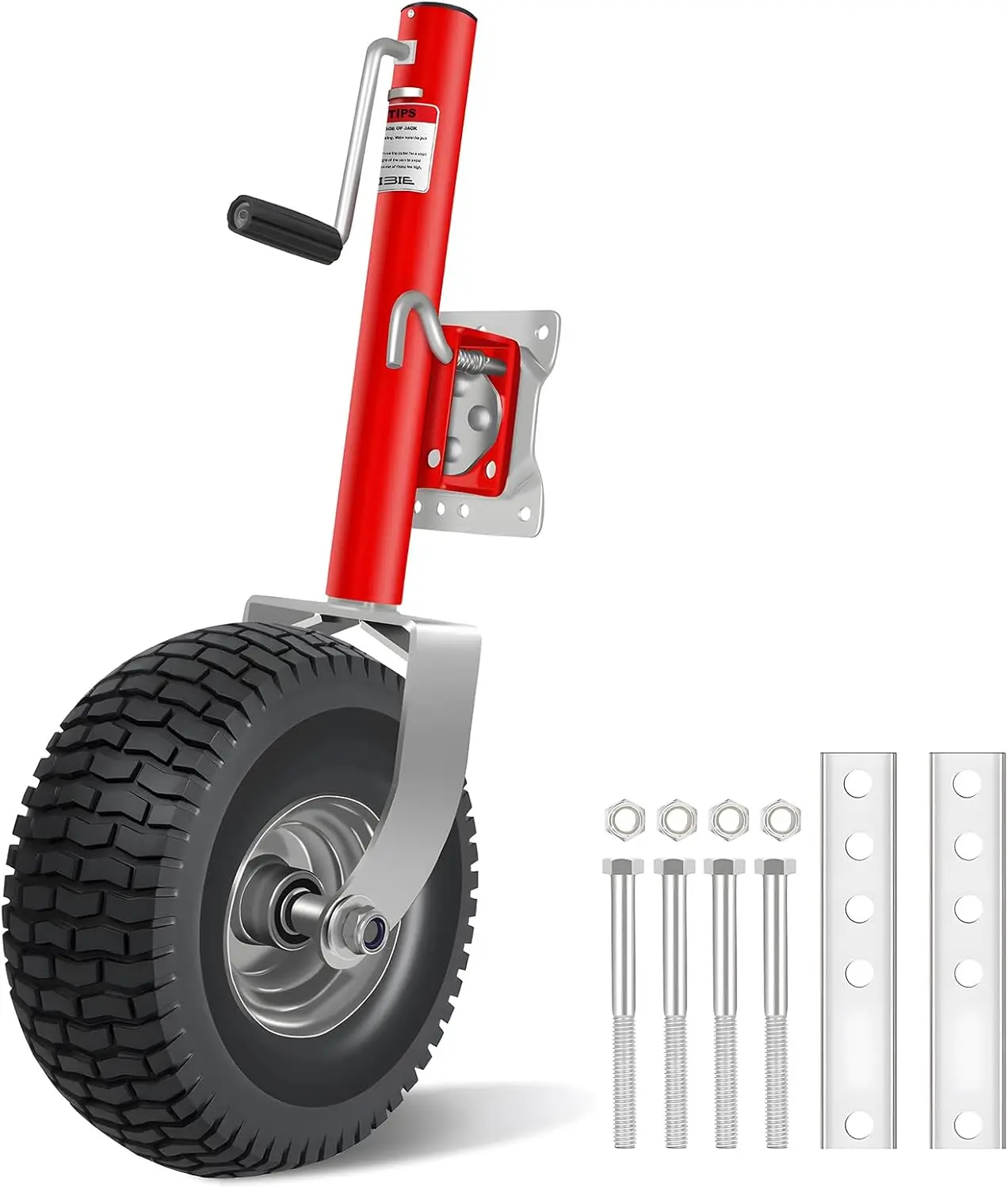 

Сверхмощный домкрат для прицепа для лодок емкостью 2500 фунтов, колесами 13,3 дюйма и подъемником 10,2 дюйма для автофургонов и универсальных прицепов