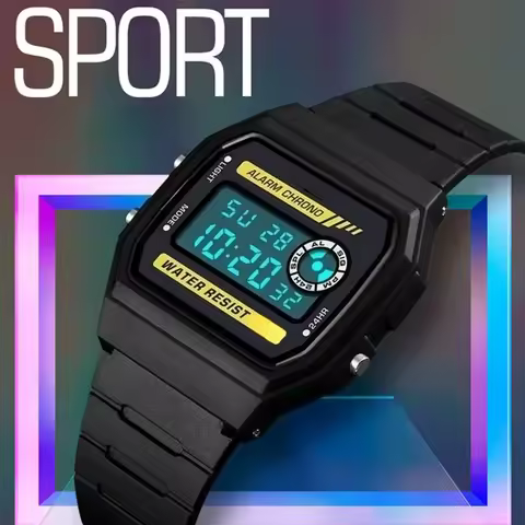 Simple Digital Watches Women Men Waterproof PU Strap LED Watch Fashion Sport Ladies Wristwatch Alarm Clock Relogio Feminino