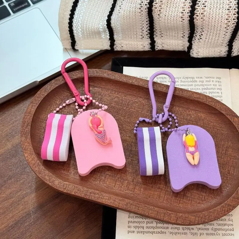 Sportlicher Schlüsselanhänger, Niedlicher Schwimmer-Anhänger für Mädchen und Jungen, Rucksack-Hängeanhänger, Taschenanhänger, Autoschlüsselanhänger, Schicke Accessoires, Geschenk – Detail 1