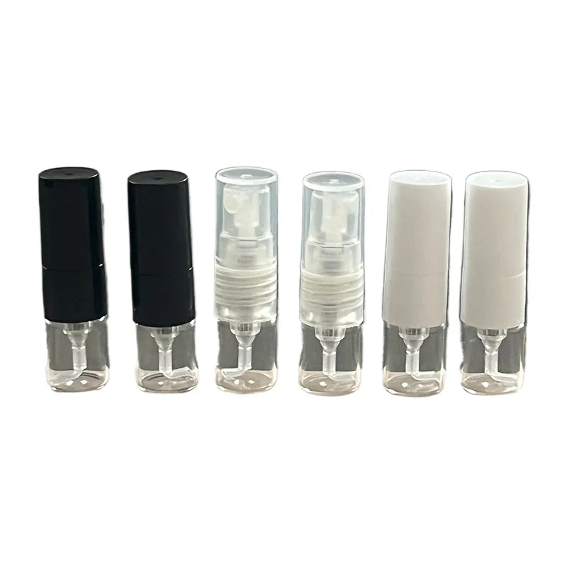 1ml Mini Clear Plastic Spray Bottle Empty Perfume Atomizer Sample Bottles for Cleaning Travel Essential Oils