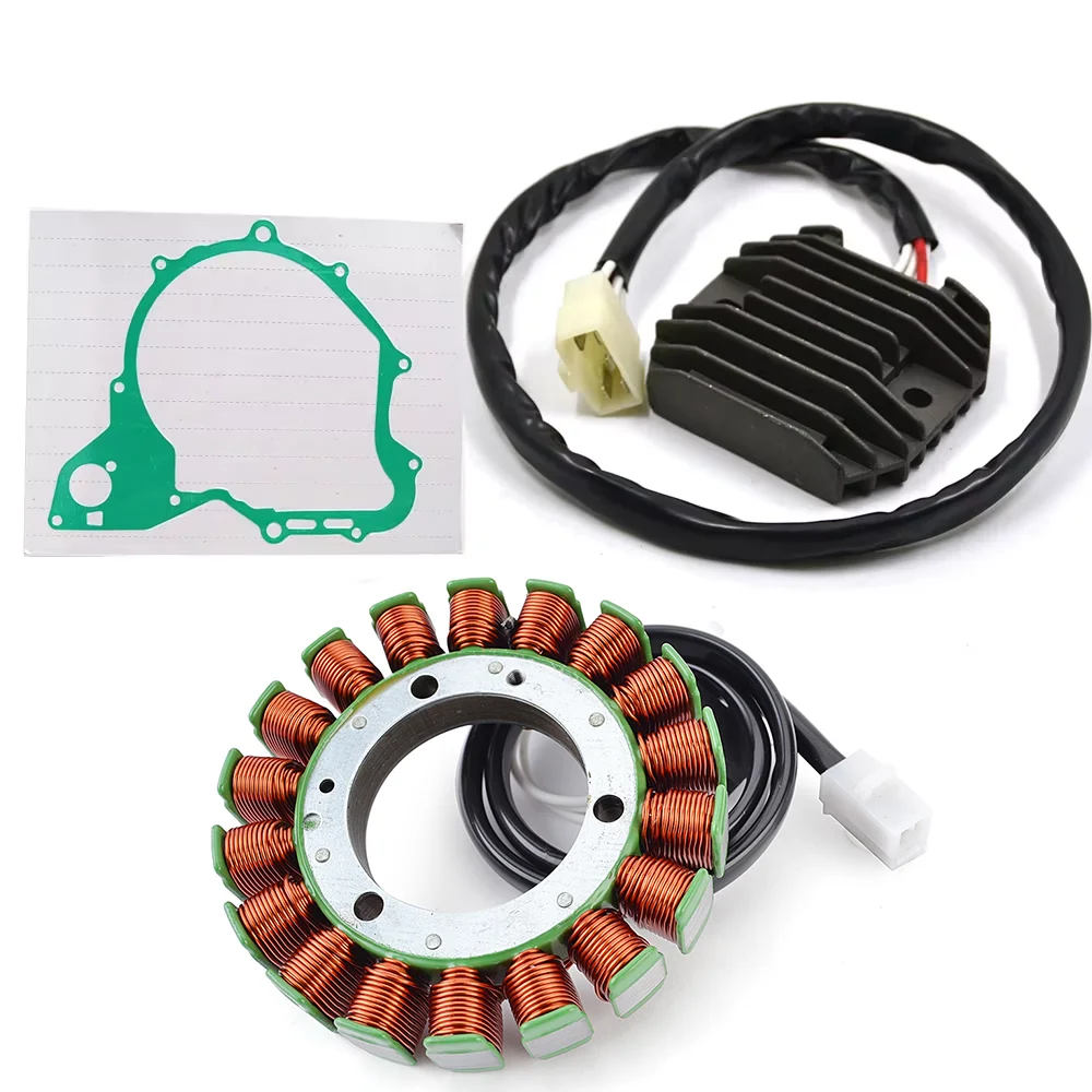 Xvs 400 650 gerador bobina de estator retificador junta capa para yamaha xvs400c xvs650a drag star clássico v-star 650 2001-2002