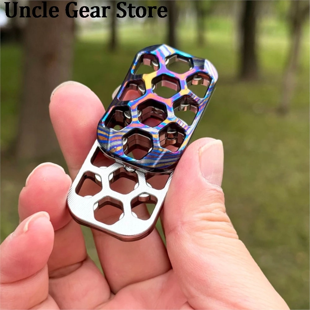 

Циркониевый дамасский полный полый неограниченный Push Slider Fidget Slider Магнитная декомпрессионная игрушка Новый