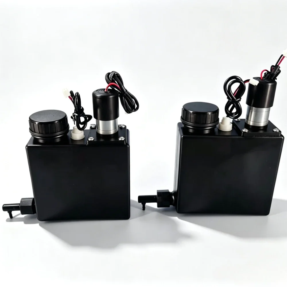 250ml UV Ink Sub Tank Cartridge with Stirring Motor & Air Filter Replacement Ink Tank for DTF UV Printing Machine