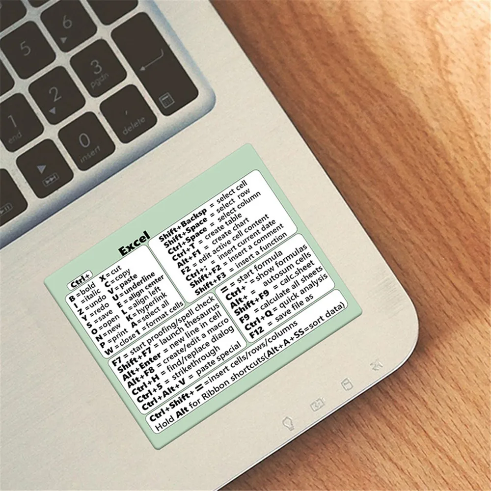 

For PC Reference Keyboard Shortcut Sticker Adhesive for PC Laptop Desktop