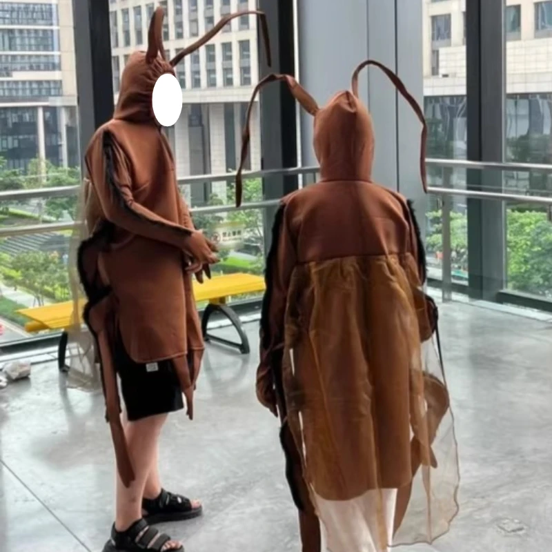 Cosplay barata criativo dos desenhos animados engraçado cosplay mascote traje festa de halloween crianças vestir-se trajes de desempenho adulto