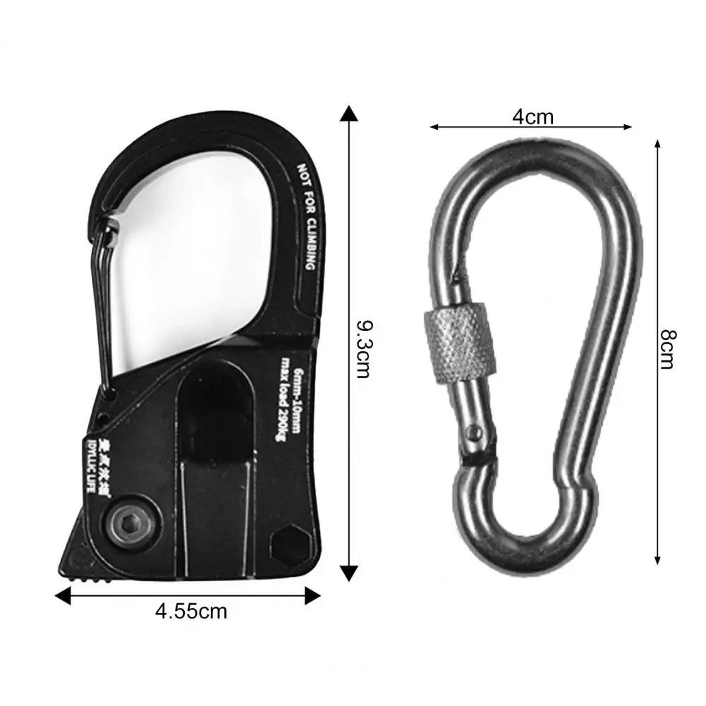 

Tent Rope Tensioner Durable Lightweight Rope Tensioner with Self-locking Regulator Strong Load-bearing Capacity for Outdoor