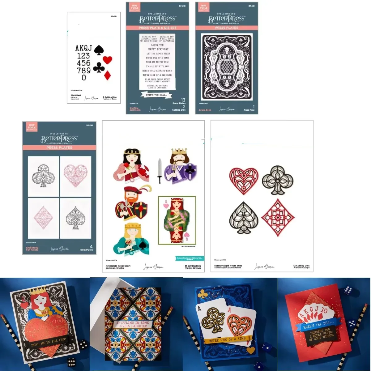 

2025 Poker Shape Collection Metal Cutting Dies For DIY Scrapbook Decoration Embossing Template Supplies Greeting Card Handmade