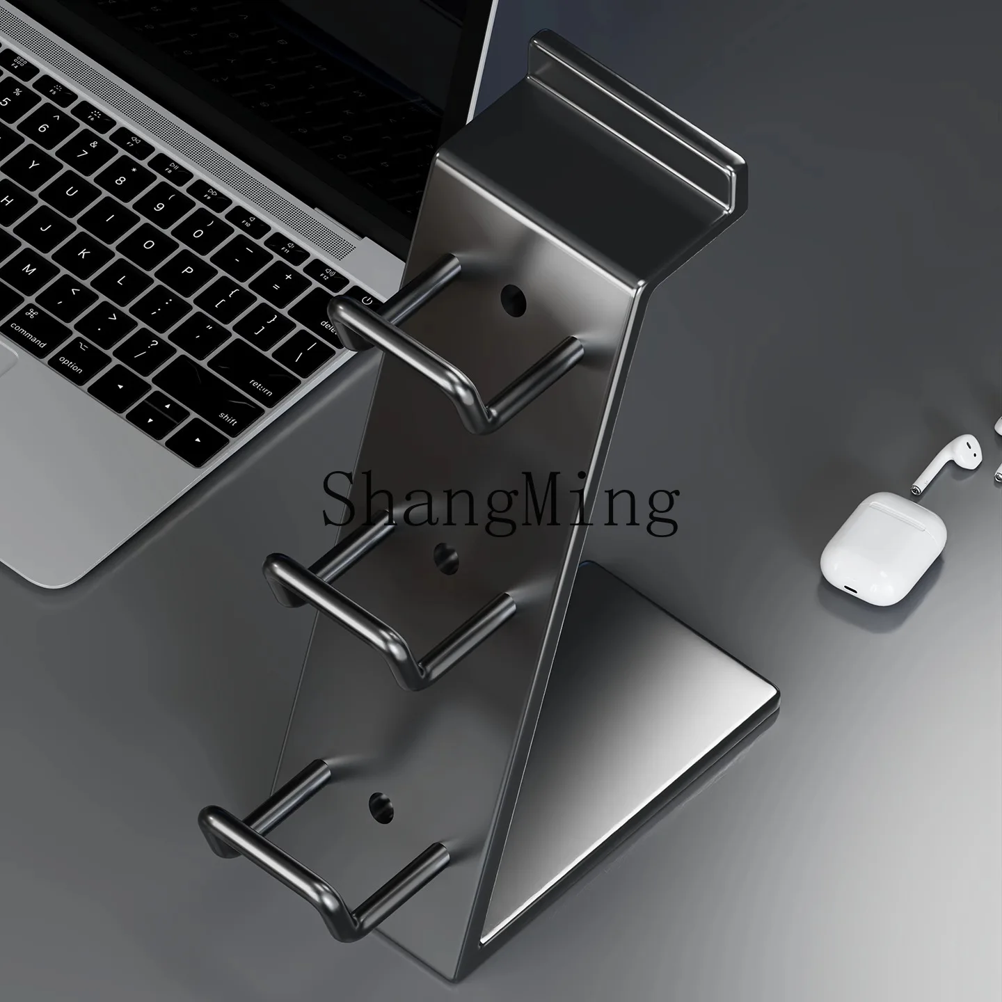 DSA earphone holder Internet cafe computer headset storage rack Desktop universal display rack Household storage rack
