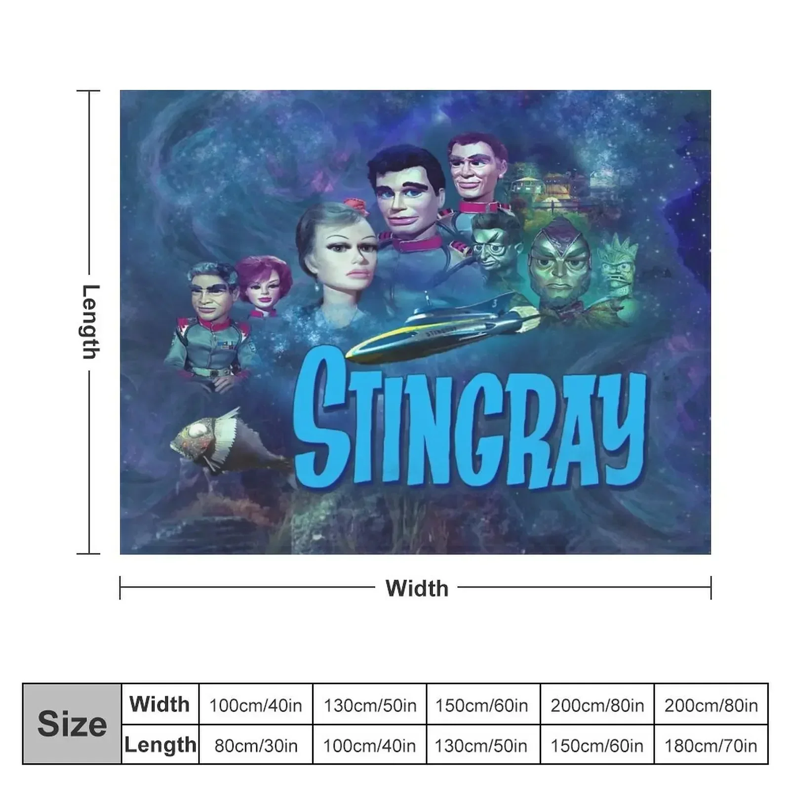 STINGRAY 1 Throw Blanket christmas gifts For Decorative Sofa bed plaid Winter beds Blankets