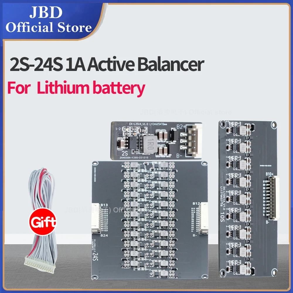 Battery Active Balancer 1A Balance 2S 3S 4S 5S 6S 7S 8S 9S 10S 11S 12S 13S 14S 15S 16S 17S 18S 19S 20S 21S 22S 24S LiPO LFP4 LTO