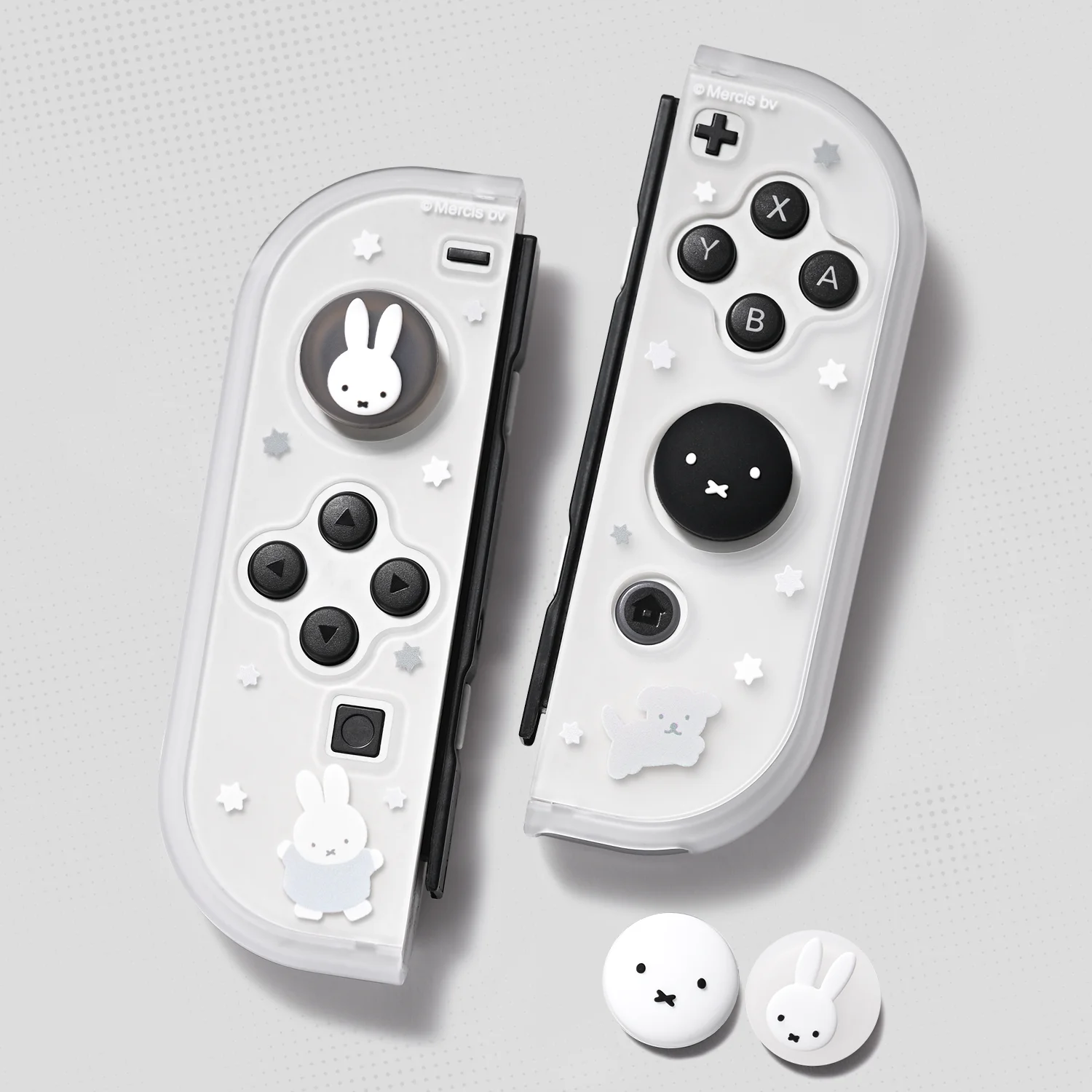 Kawaii Miffy Silicone Joystick Cap for Switch 2 NS2 OLED Cute Game Controller Accessory Non Slip Protective Cover Cartoon Lovely
