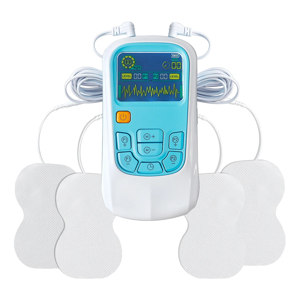 

Electronic 25 Modes TENS Unit Massage Dual Channel Acupuncturist Treatment For Pain Relief and Muscle Recovery Instrument 10 Pad