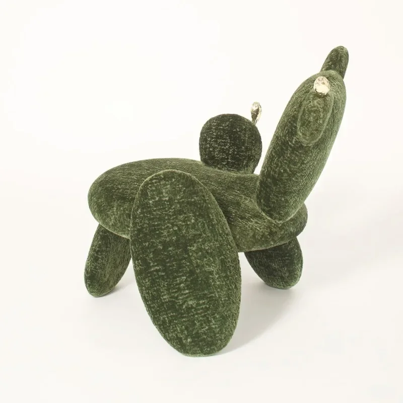 Ear decoration dressing stool backrest bedroom special-shaped cactus single chair