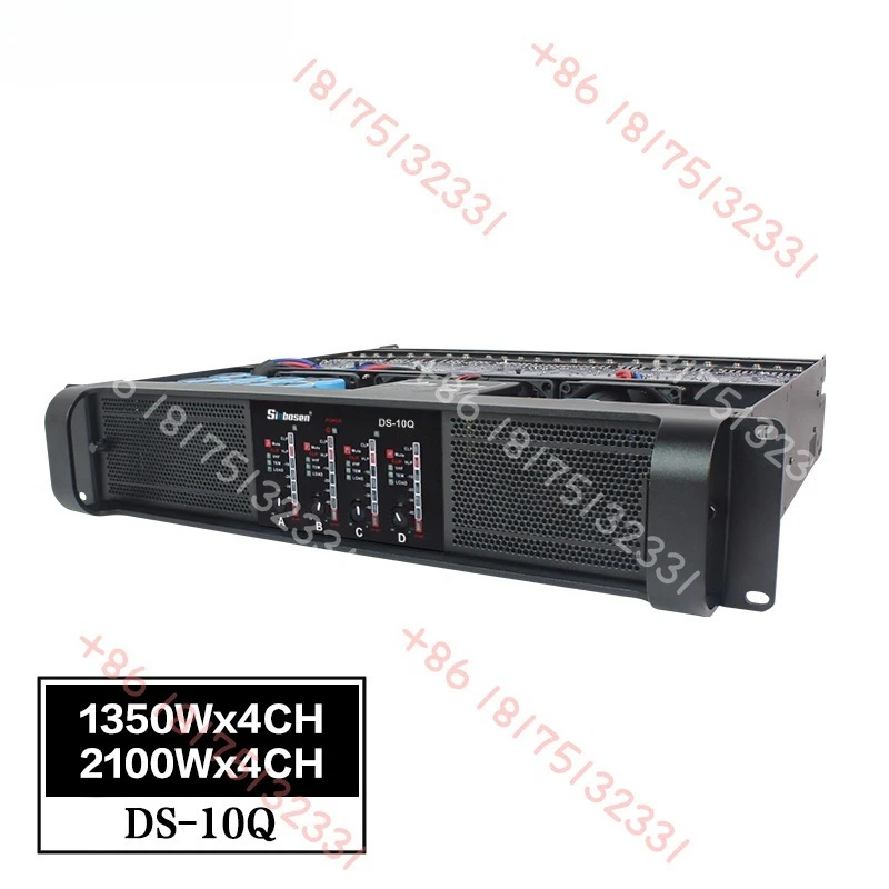 

Custom logo 4 Channel DS-10Q Professional Amplifier Switching Class Td Concert for Line Array Speaker
