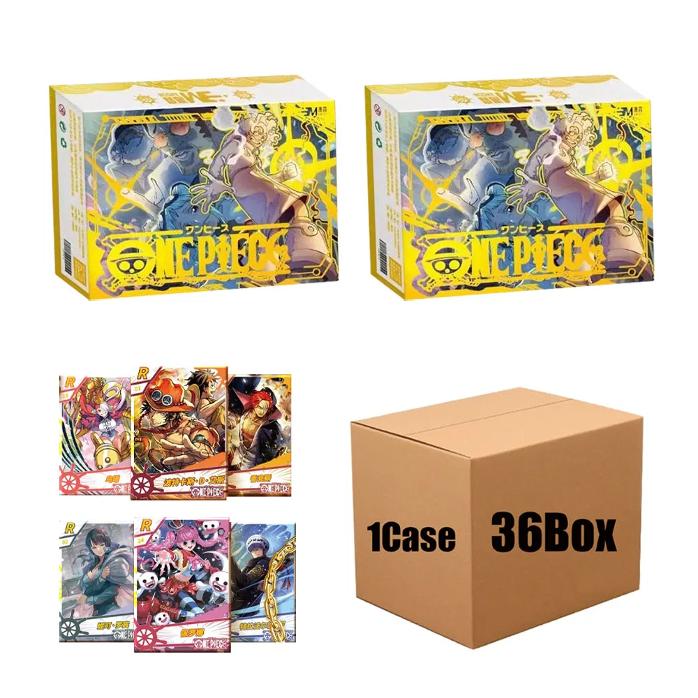 Wholesale One Piece Collection Cards Booster Box 36 Boxes 1 Case For Special Sale Toy Hobbies Gifts