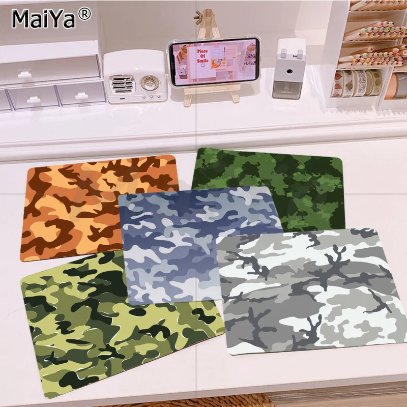 Camouflage Pattern Mousepad Anti-Slip Gaming Mouse Pad Gamer Desk Mat Keyboard Pad Decoration Mause Pad Office Desk Accessories