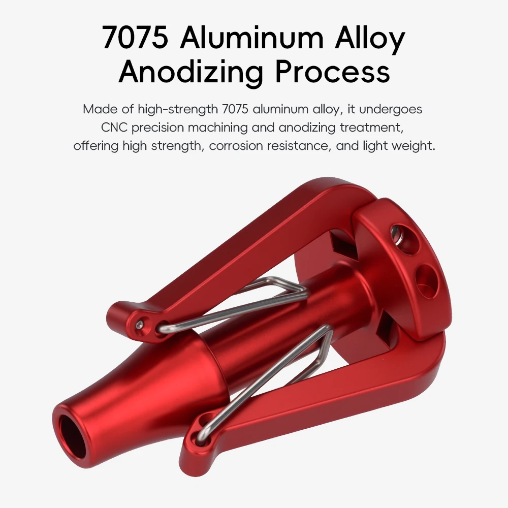 Customized Aluminum Alloy Folding Self-closing and Multi-dimensional Vector Rope Anchor Three-claw Hook Rope Anchor
