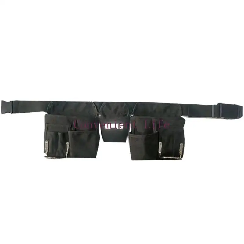 L1EE เอวเครื่องมือถุงผ้ากันเปื้อนจัดงานสวนเครื่องมือสวนพร้อมกระเป๋าจัดเก็บข้อมูล