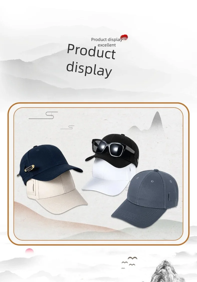Tanz-Baseballkappe mit Sonnenbrillenhalter und Stifttasche für Damen und Herren, Hip-Hop-Sonnenkappen, verstellbare, atmungsaktive Sommerkappe mit Schirm – Detail 5