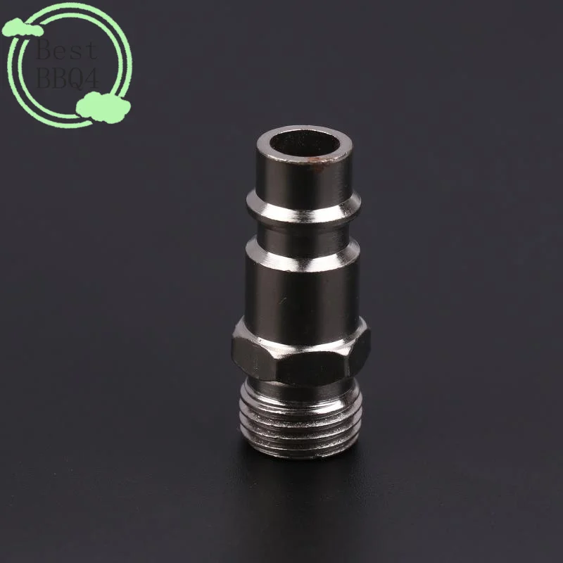(BBQ4)G1/4 BSP Male Thread European Pneumatic Fitting PM/SM20 EU Standard Quick Coupling Connector Coupler For Air Compressor