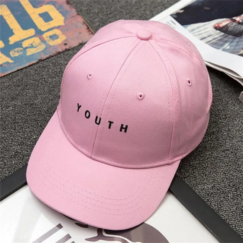 Korea Men Sport Letter Embroidery Baseball Caps Hot Casual Cotton Hip Hop Snapback Hat Women Casquette Gorras Curved Tucker Cap