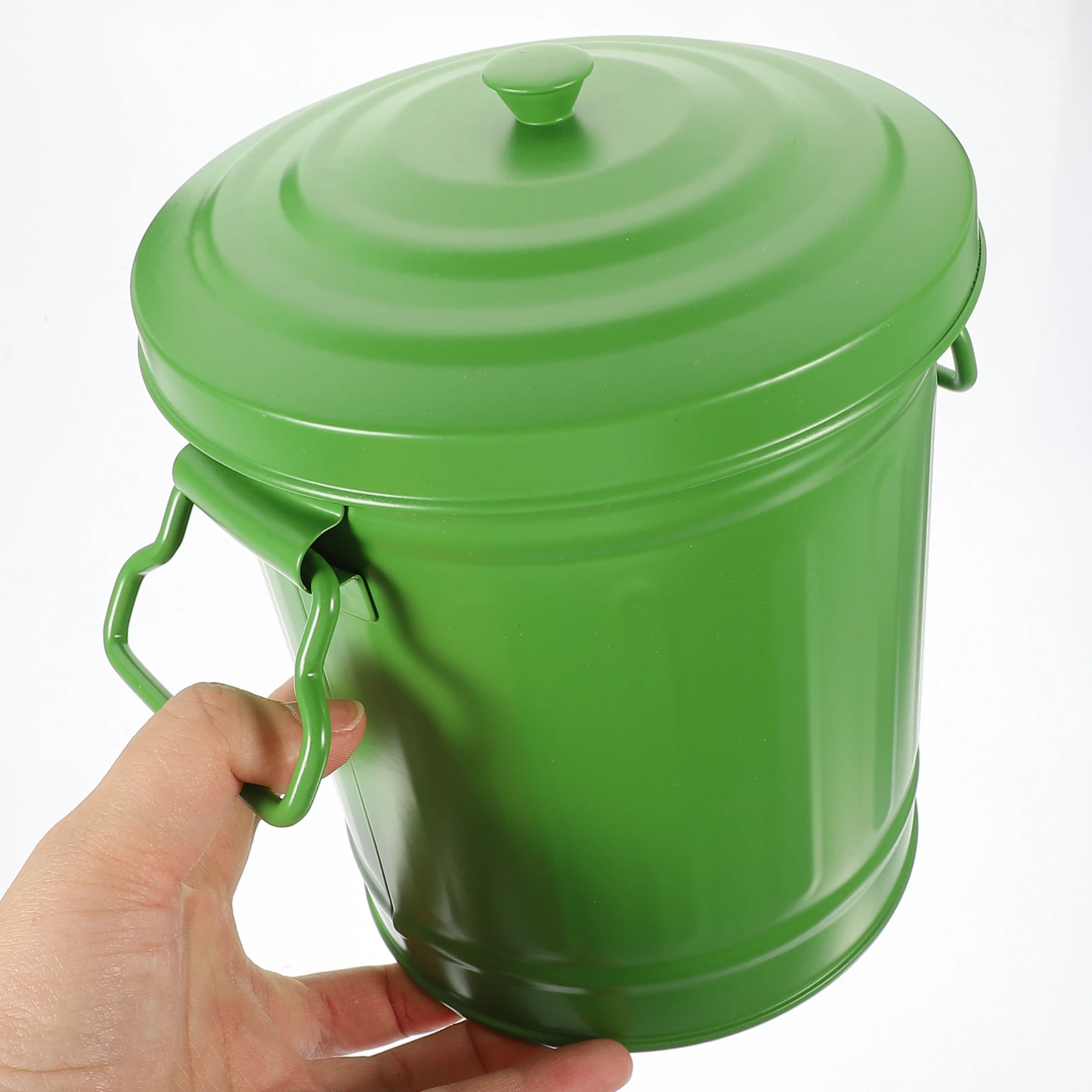 

Office Pen Storage Container Iron Desktop Organizer For Home Bedroom Study Stationery Holder Makeup Brush Pencil Trash Can