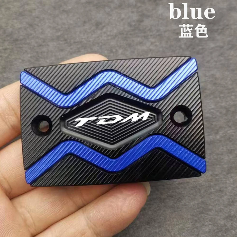 For YAMAHA TDM 900 TDM900 New 3D Motorcycle accessories front brake fluid main cylinder oil tank cover