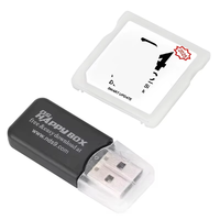 New 2025 R4 SDHC Adapter Secure Digital Memory Card Burning Card Game Card Flashcard Durable Material Compact Portable Flashcard