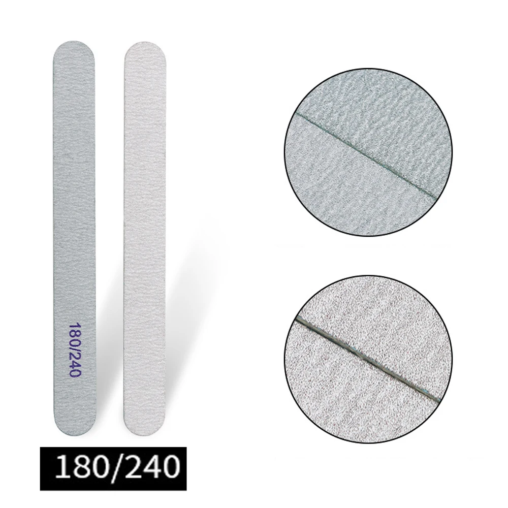 10PC Nail File Shipping Cost, Nail Files 100 180 240 1000 4000 Polishing File Nail File No Logo for DIY Salon,Quality test order