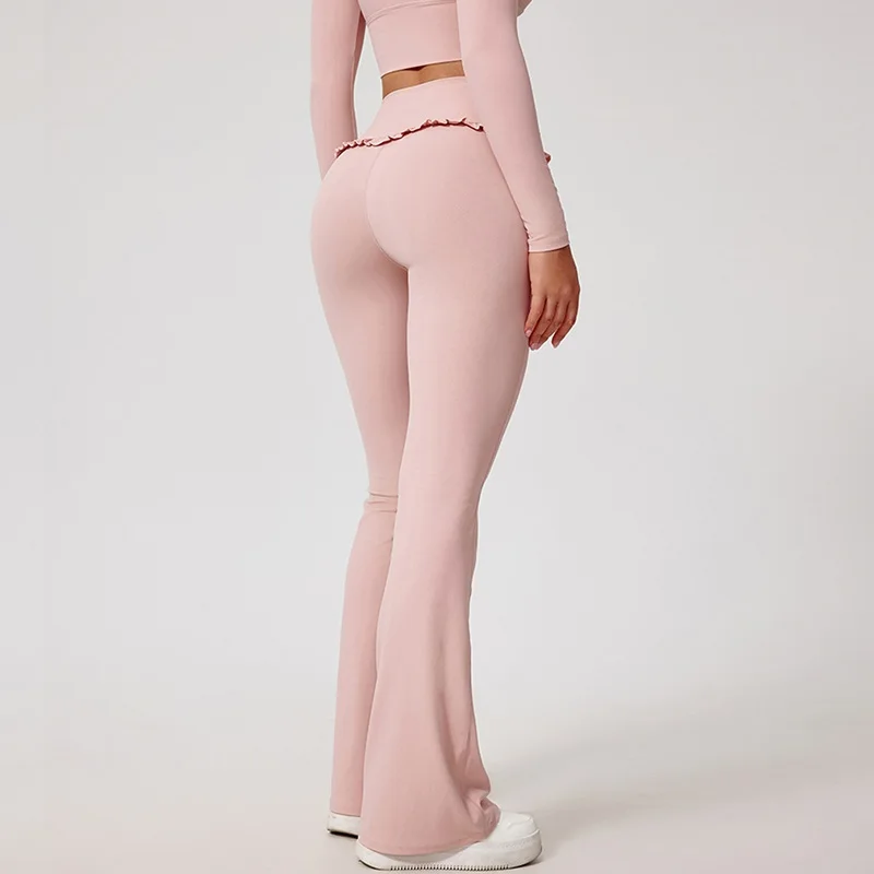 سحابة الارتفاع السراويل الرياضية السوداء النساء المنزل تجريب طويل اليوغا السراويل الصالة الرياضية اللياقة البدنية متوهج طماق تشغيل عالية الخصر الشارع الجوارب